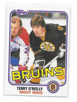 1981-82 Topps #71 Terry O`Reilly Boston Bruins gooni