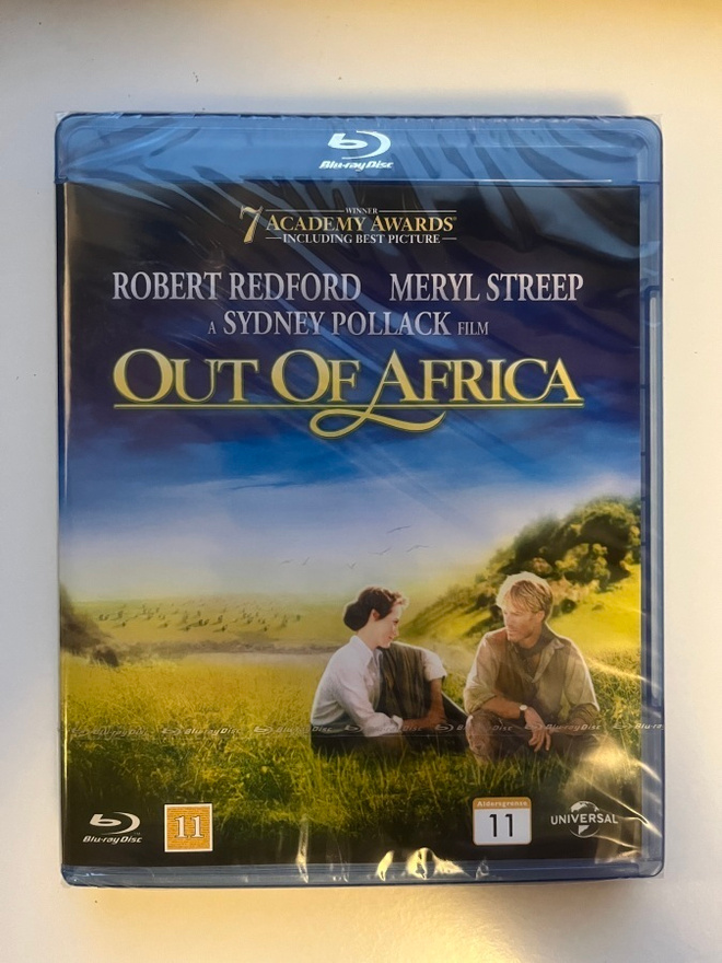 Minun Afrikkani - Out of Africa (1985) Blu-ray (UUSI)
