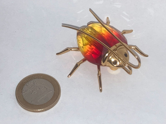 Swarovski 240363 Paradise Bugs Beetle Amazar fire opal mediu