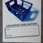 Lähettäkää lisää juomaa! vanha mainoskortti, Amerpap - pikkukuva 1