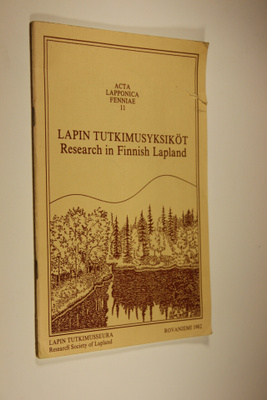 Aulis (toim. = ed.) Ritari : Lapin tutkimusyksiköt = Rese...