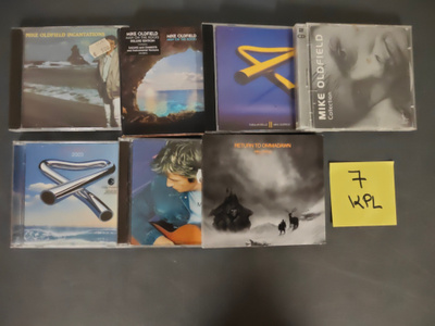 Mike Oldfield CD-levyjä 7kpl