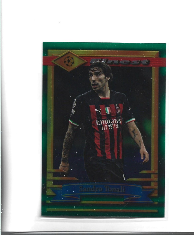 SANDRO TONALI - AC MILAN # 51 TOPPS FINEST 2022 - FUTIS