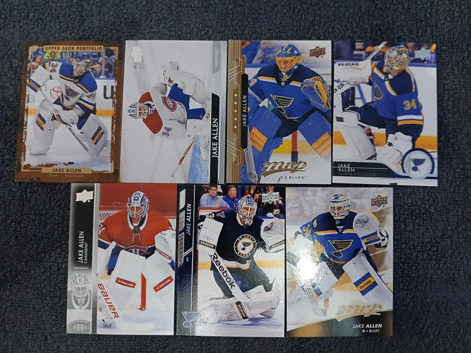 Jake Allen x 7kpl (St. Louis+ Montreal)