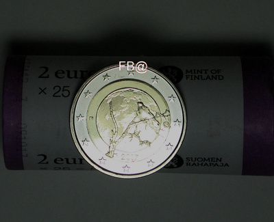2017 Suomi 2€ juhlaraha Suomalainen luonto UNC