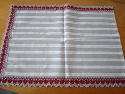 Pellava puuvilla kaitaliina 46*124 cm