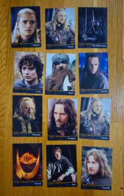 The lord of the rings keräilykortit