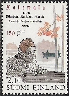 1985 Kalevala 150 vuotta 2,10 mk ** LaPe 956