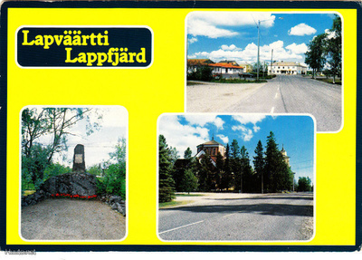 KIRKKOKORTTI - LAPVÄÄRTIN KIRKKO - 1