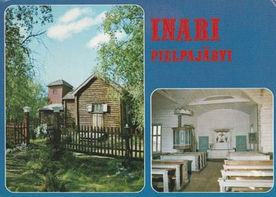 KIRKKOKORTTI - INARI - PIELPAJÄRVEN ERÄMAAKIRKKO - 1