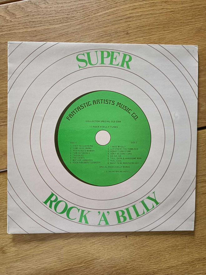 AUCTION - V/A SUPER ROCK 'A' BILLY COLLECTOR 2304 BLACK LAB