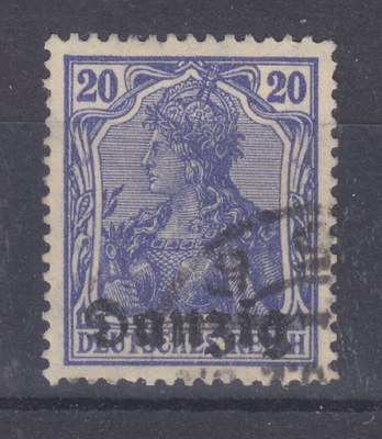 Saksa Danzig 1919 Mi 4