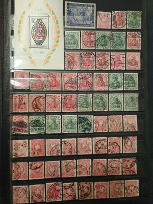 Saksa postimerkit 63kpl