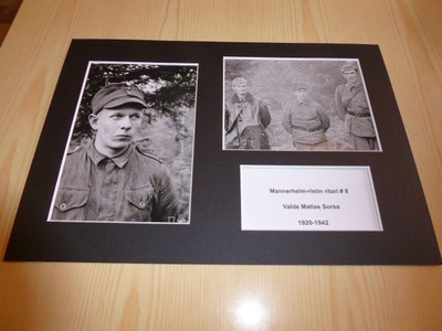 Mannerheim-ristin ritari valokuvat A4 paspis