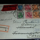Saksa- Suomi Sensuuri, kirjattu, pika 1921  26/5 - pikkukuva 1