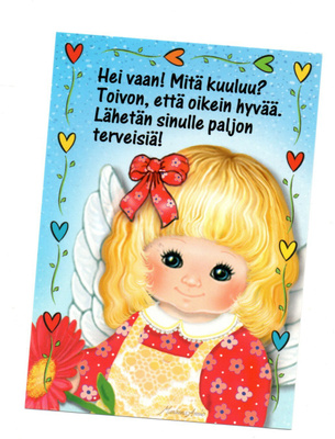 Marleena Ansio °°Hei vaan! MITÄ KUULUU?...°° -KORTTI