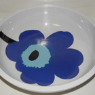 sininen Marimekko UNIKKO kulho, halk. 30,5 cm - pikkukuva 1