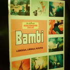 Walt Disney KIILTOKUVA KIRJAT : BAMBI ( 1 p. 1973 ) Sis.pk - pikkukuva 1