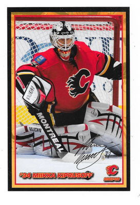 Calgary Flames TeamIssued # 35 Miikka Kiprusoff , TPS MV
