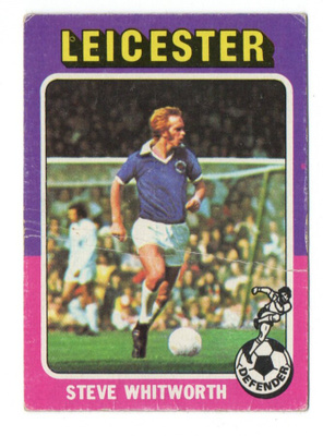 Purkkakuva Jalkapallo n:o 124 STEVE WHITWORTH. Leicester