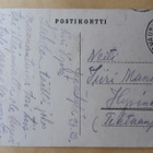Vanha postikortti Puijon torni, kulkenut 1929, talvimaisema - pikkukuva 3