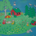 Lasten retrokangas retroverho Finlayson - pikkukuva 1
