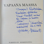 Hannu Hirvikoski : Vapaana maassa (signeerattu, tekijän o... - pikkukuva 3