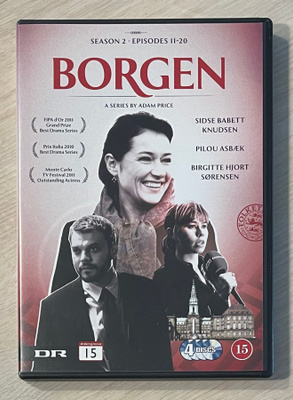 Vallan linnake (Borgen): Kausi 2 (4DVD) uusi ja muoveissa