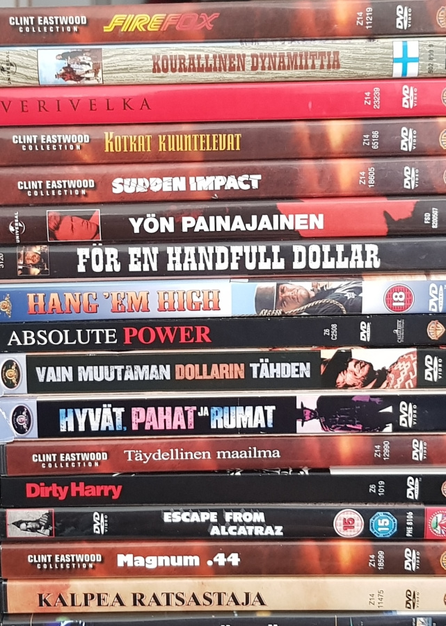 CLINT EASTWOOD 16 KPL  -DVD