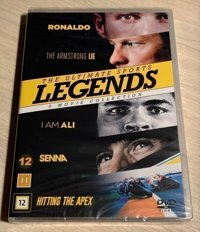 Suuret urheilulegendat (5DVD) 5 elokuvaa (UUSI)