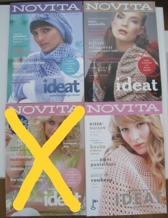 Novita käsityölehtiä - hinta yhdelle