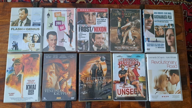 DVD paketti (erä 2) SUOMI-julkaisuja 10 kpl