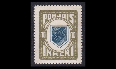 INK_8 * Pohjois-Inkeri 10p väärenne (1920)