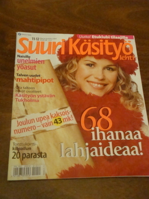 SUURI KÄSITYÖ -LEHTI 11-12 / 2001 IDEOITA JOULUUN