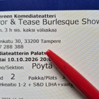 Horror & Tease Burlesque Show K18 Show & Dinner kahdelle - pikkukuva 2