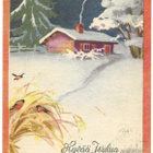 Tub Joulumerkki 1952 Lapinpoika kortilla - pikkukuva 2