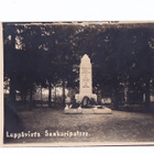VANHA Valokuva Leppävirta 1920-l Sankaripatsas - pikkukuva 1