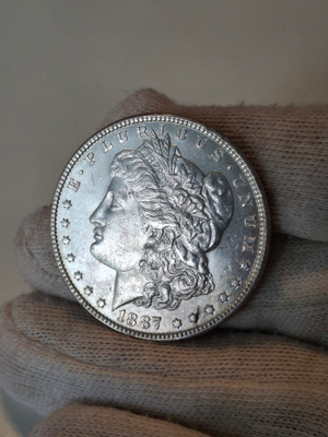 Morgan dollar 1887