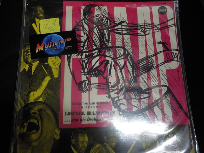 LIONEL HAMPTON - EXCITING HAMP IN EUROPE EX-/EX+ LP