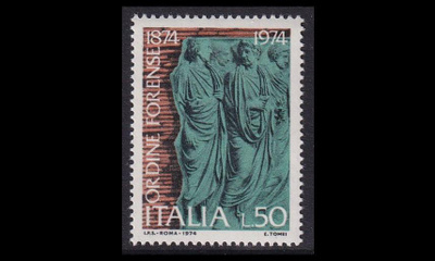 Italia 1468 ** Asianajajaliitto 100v (1974)