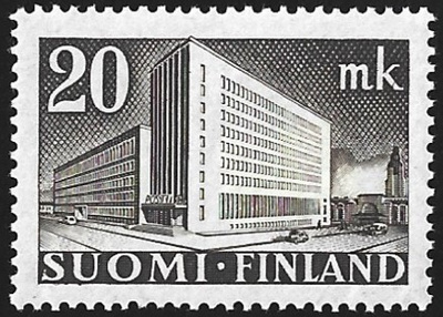1945 M-30 Postitalo tummanruskea ** Lape 302 e VSP Lm6