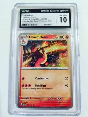 Carmeleon Scarlet & Violet 151 - 005/165 Holo CGC 10