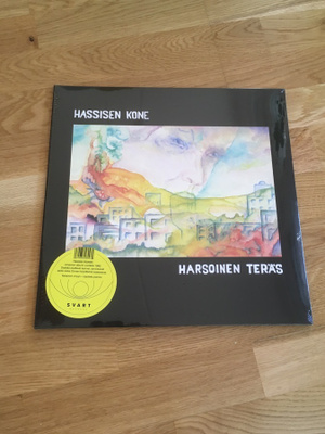 Hassisen kone – Harsoinen teräs LP (keltainen, Svart)