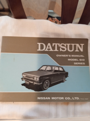 DATSUN OHJEKIRJA: OWENER;S MANUAL MODEL 510