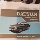 DATSUN OHJEKIRJA: OWENER;S MANUAL MODEL 510 - pikkukuva 1