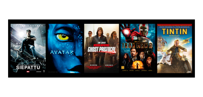 5 x UUSI DVD-ELOKUVA - ILMAINEN TOIMITUS