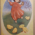 Pieni enkelityttö tuo tipuille ruokaa, (r) p. 1952 - pikkukuva 1