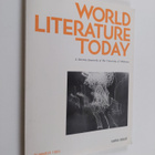 World literature today : A literary Quarterly of the univ... - pikkukuva 1