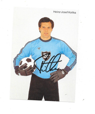 Hamburger SV Teamissued : Heinz-Josef Koitka , nimmarikortti