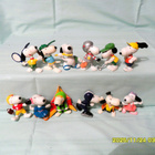 * HYVÄKUNTOISET 80-LUVUN SNOOPY RESSU FIGUURIT 12 KPL * - pikkukuva 1